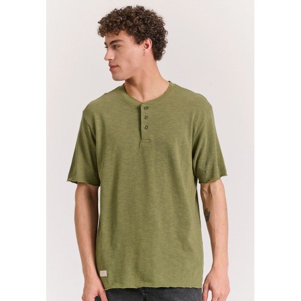 Funky Buddha Ανδρική Μπλούζα Κοντό Μανίκι Basic (FBM011-346-04-HUNTER-GREEN)