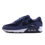 Nike Air Max 90 Ανδρικά Sneakers Μπλε Σκούρα, Λευκά