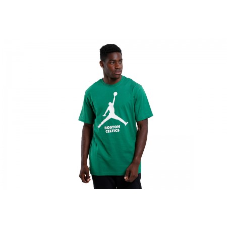 Jordan NBA Boston Celtics Ανδρικό Κοντομάνικο T-Shirt Πράσινο