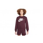 Nike Sportswear Club Fleece Παιδικό Μακρυμάνικο Φούτερ Μπορντό