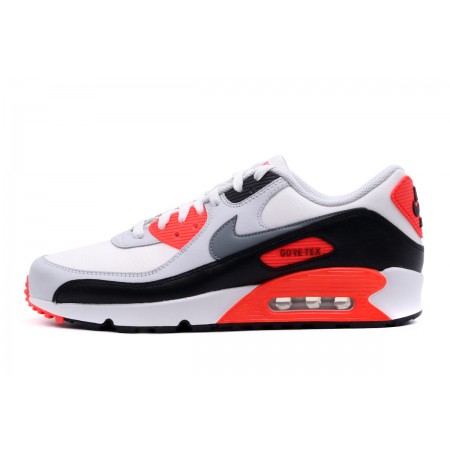 Nike Air Max 90 Gore-Tex Sneakers Λευκά, Γκρι, Μαύρα, Κοραλλί