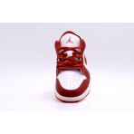 Jordan Air 1 Low Special Edition Ανδρικά Sneakers Μπορντό, Λευκά