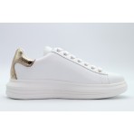 Guess Vibo Γυναικεία Sneakers Λευκά, Χρυσά