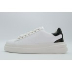 Guess Elbina Γυναικεία Sneakers Λευκά, Καφέ