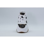 Guess Hapyy Γυναικεία Sneakers Λευκά, Μαύρα, Καφέ