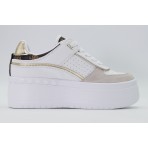 Guess Ridge Γυναικεία Sneakers Λευκά, Χρυσά, Γκρι, Μαύρα