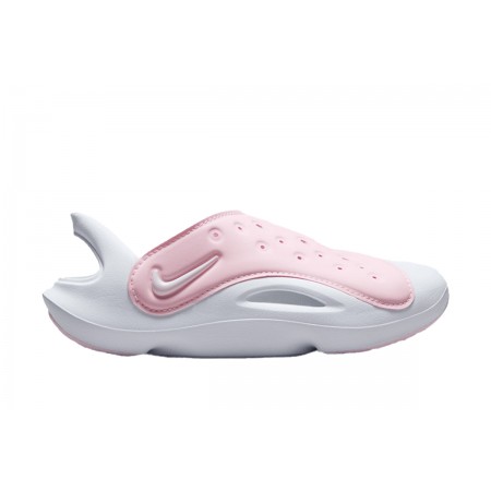 Nike Aqua Swoosh Βρεφικά Σανδάλια Ροζ, Λευκά