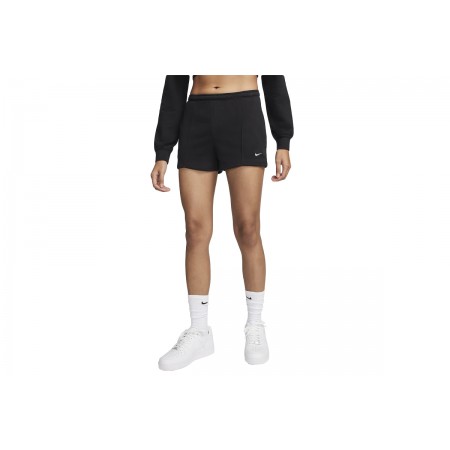 Nike Sportswear Chill Terry Γυναικείο Αθλητικό Σορτς Μαύρο