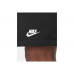 Nike Club Ανδρική Αθλητική Βερμούδα Μαύρη