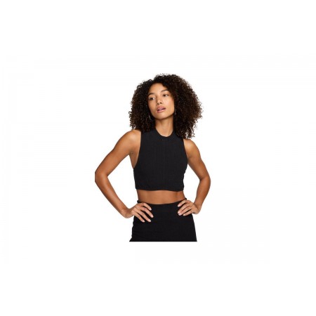 Nike Sportswear Chill Knit Γυναικεία Αμάνικη Crop Top Μπλούζα