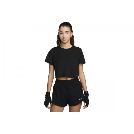 Nike One Classic Breathe Dri-FIT Κοντομάνικη Crop Top Μπλούζα