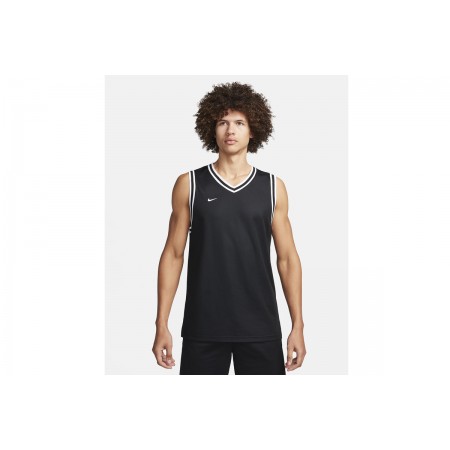 Nike DNA Dri-FIT Ανδρική Αθλητική Αμάνικη Μπλούζα Μαύρη