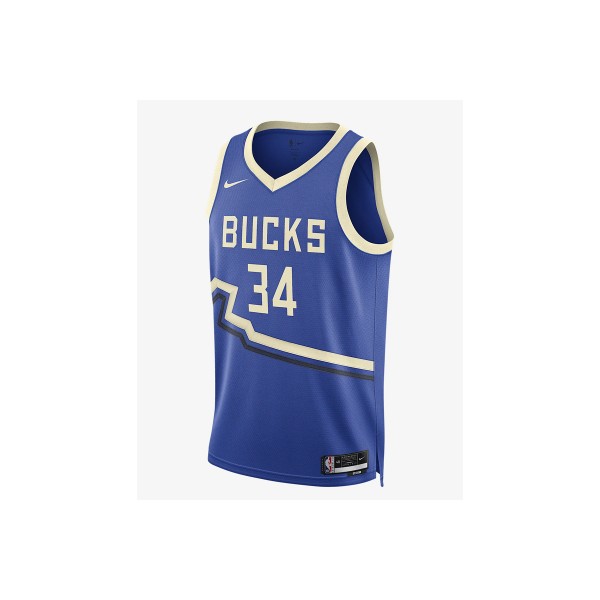 Nike Nba Giannis Antetokounmpo Milwaukee Bucks Φανέλα Ομάδας (FQ4349 481)