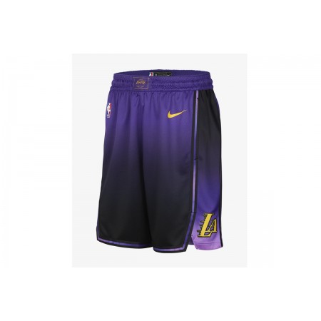 Νike NBA Los Angeles Lakers City Edition Μπασκετική Βερμούδα