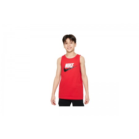 Nike Sportswear Essential Παιδική Αμάνικη Μπλούζα Κόκκινη