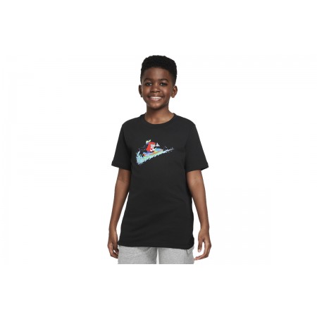 Nike Sportswear Παιδική Κοντομάνικη Μπλούζα Μαύρη
