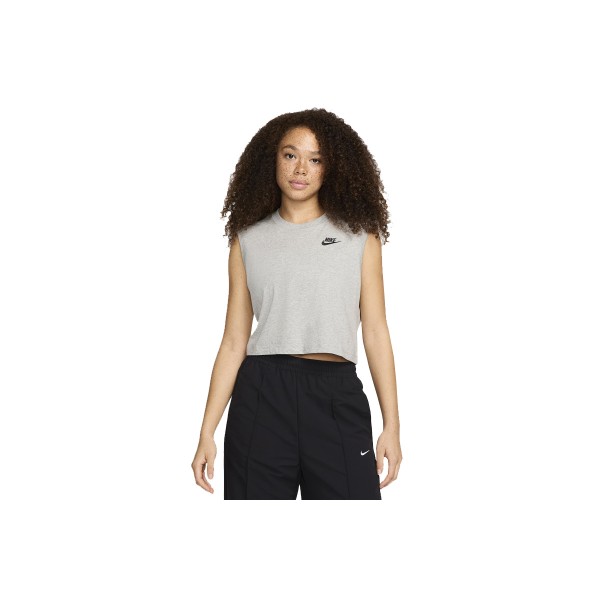 Nike Γυναικεία Αμάνικη Crop Top Μπλούζα (FV5505 063)