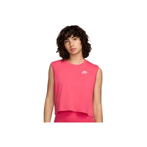 Nike Sportswear Club Crop Top Αμάνικο Γυναικείο (FV5505 629)