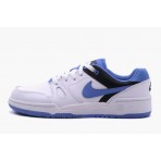 Nike Full Force Low Παιδικά Sneakers Λευκά, Μπλε, Μαύρα