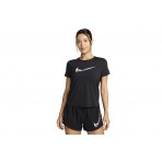 Nike One Γυναικείο Κοντομάνικο T-Shirt Μαύρο