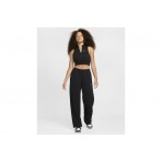 Nike Sportswear Chill Terry Γυναικεία Αμάνικη Crop Top Μπλούζα