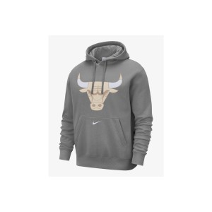 Nike Nba Chicago Bulls Club City Edition Hoodie Ανδρικό (FZ0593 002)