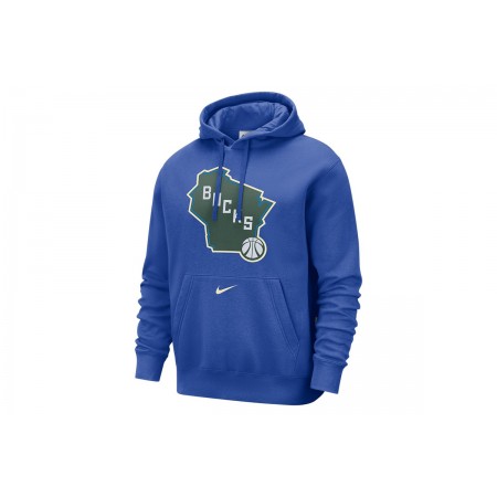 Nike Nba Milwaukee Bucks City Edition Hoodie Ανδρικό 