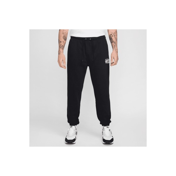 Nike Club Ft Cuff Pant Bolt X Παντελόνι Φόρμας Ανδρικό (FZ0766 010)