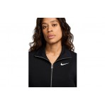 Nike Sportswear Phoenix Fleece Γυναικεία Ζακέτα Μαύρη