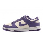 Nike Dunk Low Γυναικεία Sneakers Εκρού, Μωβ, Λευκά