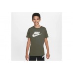 Nike Sportswear Παιδικό Κοντομάνικο T-Shirt Χακί