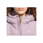 Nike Sportswear Classic Γυναικείο Puffer Μπουφάν Λιλά