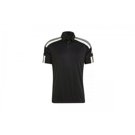 Adidas Performance Ανδρικό Κοντομάνικο Polo T-Shirt Μαύρο, Λευκό