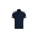 Adidas Performance Ανδρικό Κοντομάνικο Polo T-Shirt Μπλε, Λευκό