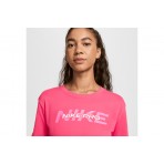 Nike Pro Crop Top Γυναικεία Κοντομάνικη Crop Top Μπλούζα Ροζ