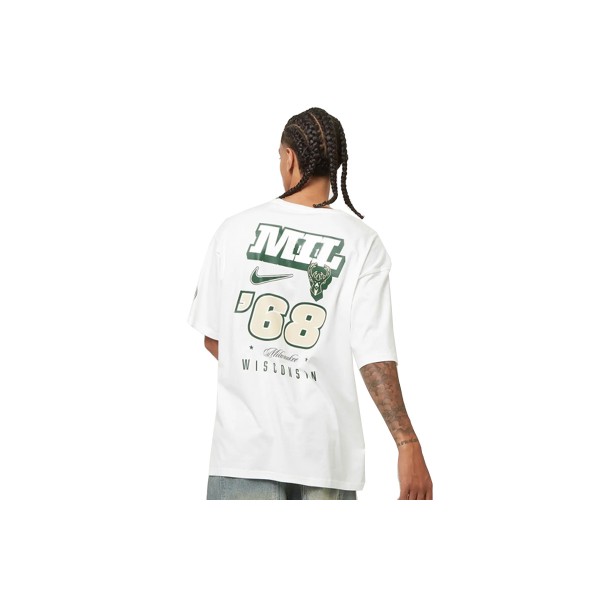 Nike Nba Milwaukee Bucks Courtside T-Shirt Ανδρικό (HF1256 100)