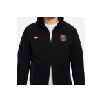 Nike FC Barcelona Tech Fleece Windrunner Ανδρική Ζακέτα Μαύρη