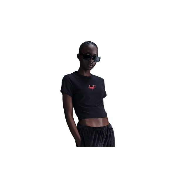 Nike Sportswear Chill Knit Crop Top Κοντομάνικο Γυναικείο (HF9534 010)