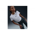 Nike Sportswear Chill Knit Γυναικείο Κοντομάνικο Crop Top Λευκό