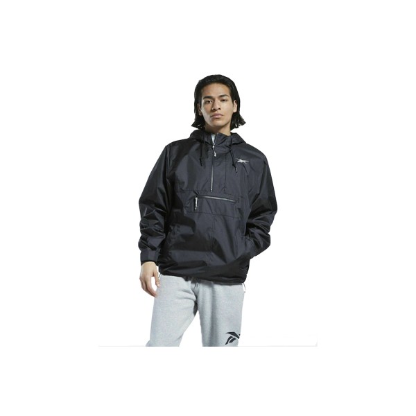 Reebok Sport Vector Fleece Anorak Μπουφάν Αδιάβροχο Ανδρικό (HG8932)