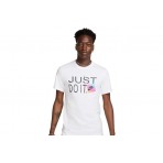 Nike Sportswear Just Do It Ανδρικό Κοντομάνικο T-Shirt Λευκό