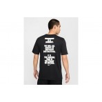 Nike Dri-Fit Fitness Ανδρικό Κοντομάνικο T-Shirt Μαύρο