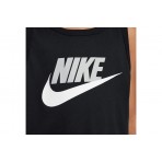 Nike Sportswear Παιδική Αμάνικη Μπλούζα Μαύρη