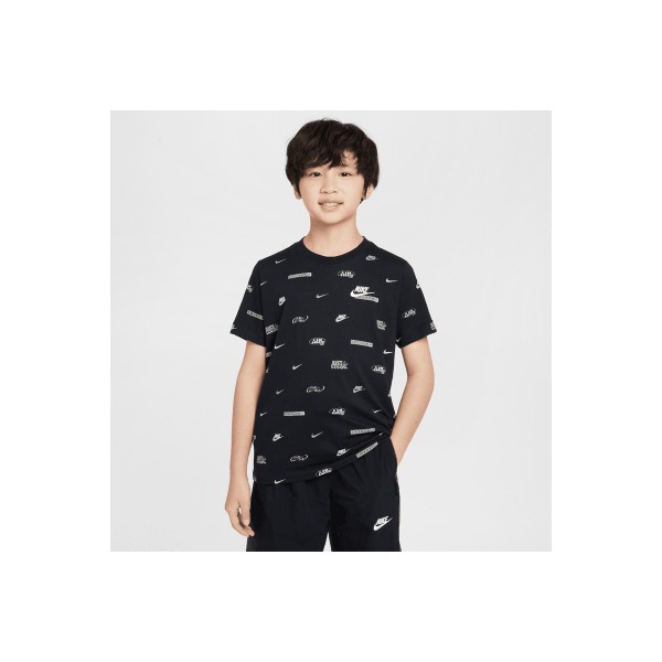 Nike Youth Nsw Aop T-Shirt (HM5851 010)