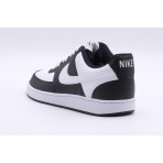 Nike Court Vision Low Ανδρικά Sneakers Μαύρα, Λευκά