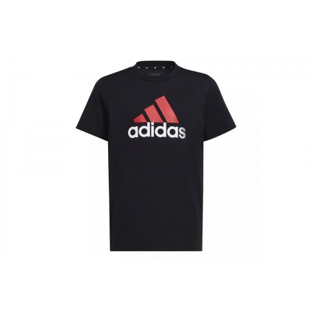 Adidas Performance Two-Color Big Logo Cotton Κοντομάνικο T-Shirt