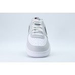 Nike Court Vision Low Ανδρικά Sneakers Γκρι, Λευκά, Μαύρα