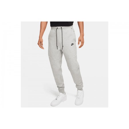 Nike Tech Fleece Ανδρικό Παντελόνι Φόρμας Γκρι