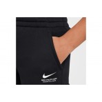 Nike Sportswear Fleece Παιδική Αθλητική Βερμούδα Μαύρη