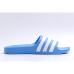 Adidas Originals Adilette Aqua Παντόφλες Γαλάζιες, Λευκές